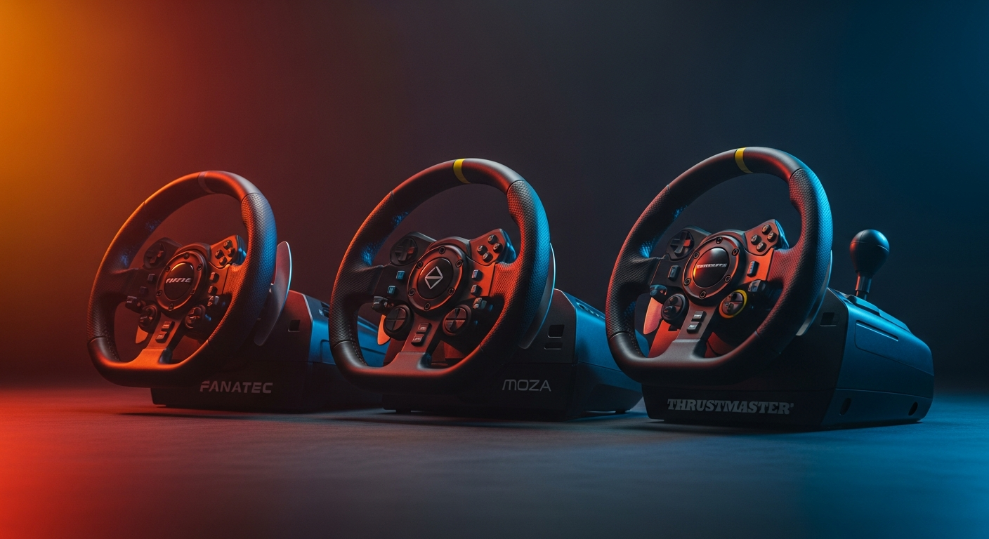 Fanatec vs Moza vs Thrustmaster : Quel Ecosysteme Choisir en 2026 ?